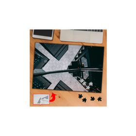 572B Aşağıdan Binalar Ve Gökyüzü 240 Parça Puzzle Yapboz Tablo