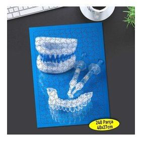 58204451 Diş Hekimi Şeffaf Diş Kalıp 240 Parça Puzzle Yapboz