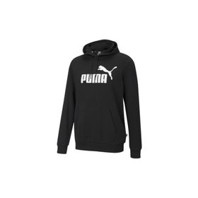 586688-01 Puma Ess Big Logo Hoodie Tr Puma White Erkek Sweatshirt Siyah