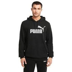 586688-01 Puma Ess Big Logo Hoodie Tr Puma White Erkek Sweatshirt Siyah