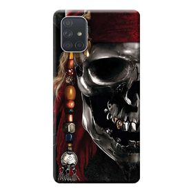 587 Samsung Galaxy A71 SM-A715F Kuru Kafa Baskılı Silikon Kılıf