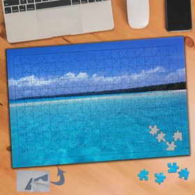 588 Berrak Deniz Manzarası 240 Parça Puzzle Yapboz Tablo