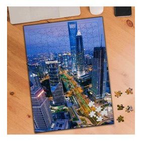 58825576 Yüksek Bina ve Şehir Görüntüsü 240 Parça Puzzle Yapboz