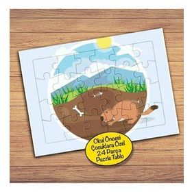 58PZ Sevimli Şirin Sincap Çocuklara Özel Puzzle Yapboz Tablo