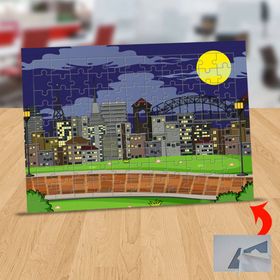 59 Central Parkta Dolunay Manzarası 99 Parça Puzzle Yapboz Tablo