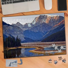 590 Sıra Dağlar Ve Göletler 240 Parça Puzzle Yapboz Tablo