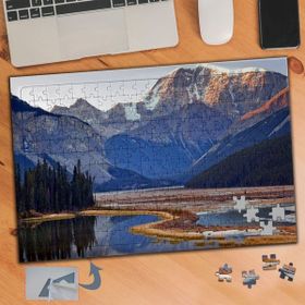 590 Sıra Dağlar Ve Göletler 240 Parça Puzzle Yapboz Tablo