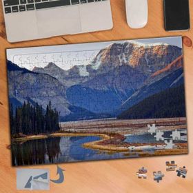590 Sıra Dağlar Ve Göletler 240 Parça Puzzle Yapboz Tablo