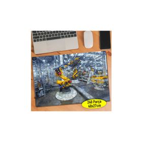 590852 Araba Yapan Robotlar Endüstri 240 Parça Puzzle Yapboz