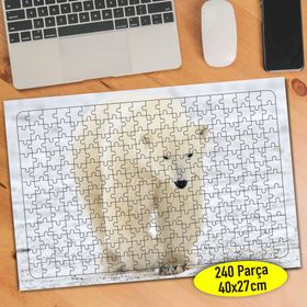59088313 Küresel Isınma Kutup Ayısı 240 Parça Puzzle Yapboz