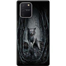 592 Samsung Galaxy S10 Lite SM-G770F Kurtlar Baskılı Silikon Kılıf