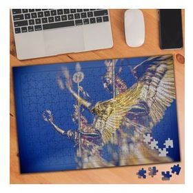 592866 Altın Varaklı Heykeller 240 Parça Puzzle Yapboz