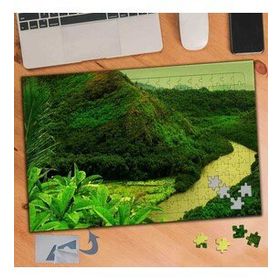 594 Yeşil Dağlarda Nehir 240 Parça Puzzle Yapboz Tablo