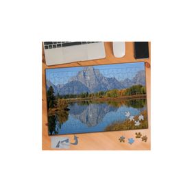 596 Gölete Yansıyan Dağ 240 Parça Puzzle Yapboz Tablo