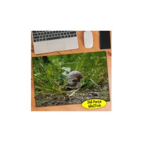 596162 Yeşil Çimenler Arasında Salyangoz 240 Parça Puzzle Yapboz