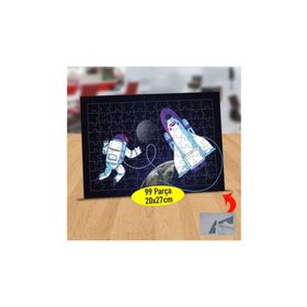 5B0 Galakside Uzay Mekiği Ve Astronot 99 Parça Puzzle Yapboz Tablo