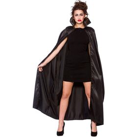 5DM Siyah Saten Yetişkin 120 cm Pelerin