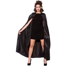 5DM Siyah Saten Yetişkin 120 cm Pelerin