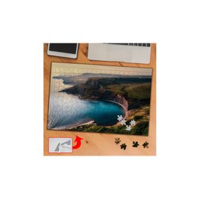 5E4A Yeşil Vadi Kenarındaki 240 Parça Puzzle Yapboz Tablo