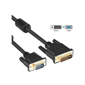 5m 24+5 DVI to VGA Çift Filitreli Kablo