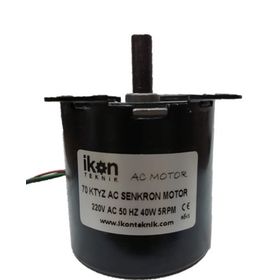 5Rpm 40W 70Ktyz Ac Senkron Motor