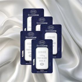 5X100 gr Külçe Gümüş