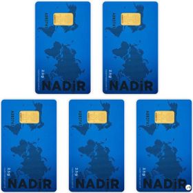 5X2.5 gr 24 Ayar Külçe Altın