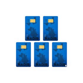 5X2.5 gr 24 Ayar Külçe Altın