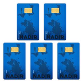 5X2.5 gr 24 Ayar Külçe Altın