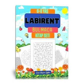 6-8 Yaş 3 Kitap Labirent Bulmaca Kitap Seti