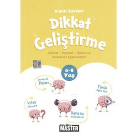 6-8 Yaş Junior Master Dikkat Geliştirme Egzersizleri Okyanus Yayınları