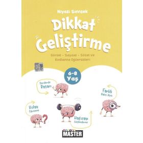6-8 Yaş Junior Master Dikkat Geliştirme Egzersizleri Okyanus Yayınları