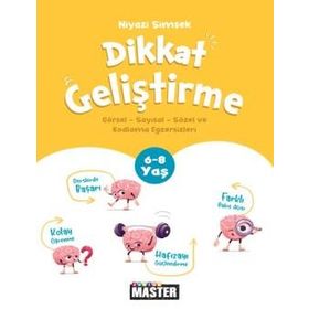 6-8 Yaş Junior Master Dikkat Geliştirme Egzersizleri Okyanus Yayınları