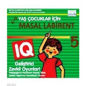 6 - 9 YAŞ ÇOCUKLAR İÇIN MASAL LABIRENT 5 IQ GELIŞTIRICI ZEKA OYUNLARI - KOLEKTIF