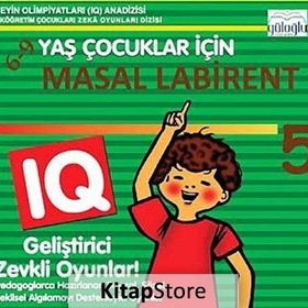 6 - 9 YAŞ ÇOCUKLAR İÇIN MASAL LABIRENT 5 IQ GELIŞTIRICI ZEKA OYUNLARI - KOLEKTIF