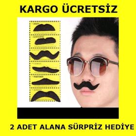 6 Adet Takma Bıyık Seti
