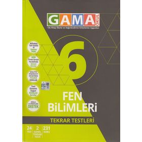 6 Fen Bilimleri Tekrar Testleri Gama Yayınları