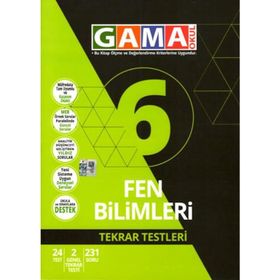 6 Fen Bilimleri Tekrar Testleri Gama Yayınları