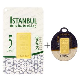 6 gr 24 Ayar Külçe Altın