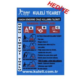 6 Kg ABC Tozlu Yangın Tüpü