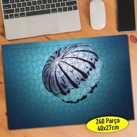 6 Mavi Su Altı Denizinde Deniz Anası 240 Parça Puzzle Yapboz