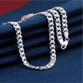 6 mm Gurmet 925 Ayar Gümüş Zincir Kolye