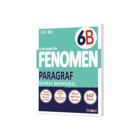 6 Paragraf B Soru Bankası Fenomen Yayınları