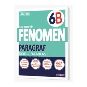 6 Paragraf B Soru Bankası Fenomen Yayınları