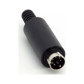 6 Pin Mini Din Erkek Konnektör