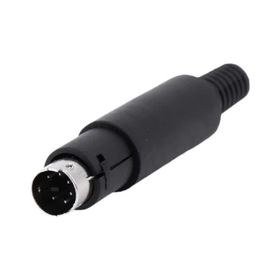 6 Pin Mini Din Erkek Konnektör