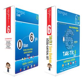 6. Sınıf 0'dan 6'ya Sayısal + 0'dan 6'ya Sözel Set- Tonguç Akademi Yayınları