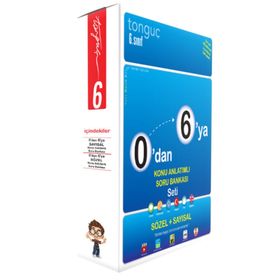 6. Sınıf 0'dan 6'ya Sayısal + 0'dan 6'ya Sözel Set- Tonguç Akademi Yayınları