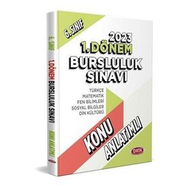 6. Sınıf 1. Dönem Bursluluk Sınavı Konu Anlatımlı - Data Yayınları