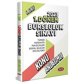 6. Sınıf 1. Dönem Bursluluk Sınavı Konu Anlatımlı - Data Yayınları
